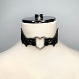 Bat Wing Heart Collar