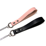 36 Inch Leather Leash - Pink
