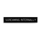 Screaming Internally Pin