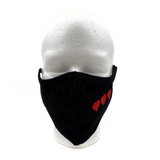 8-Bit Hearts Face Mask