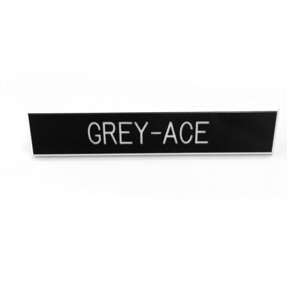 Grey-Ace Pin