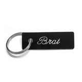 Brat Keychain