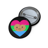 Polysexual Pride Potato Button