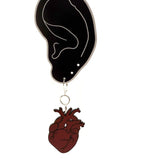 Anatomical Heart Earrings