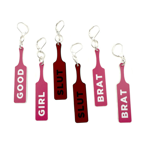 Paddle Earrings (Custom Available)