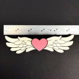 Angel Wing Heart Hair Clip