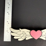 Angel Wing Heart Hair Clip