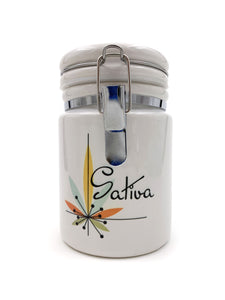 Sativa Ceramic Jar