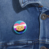 Genderfluid Pride Potato Button