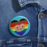 LGBT Pride Potato Button