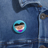 Asexual Pride Potato Button